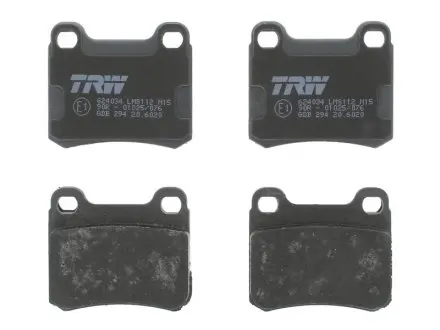 GDB294 Колодка торм. диск. MB 190 (W201) задн. (пр-во TRW) TRW подбор по vin на Brocar