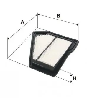 WA9678 Фильтр воздушный Honda CR-V III (пр-во WIX-Filtron) WIX FILTERS подбор по vin на Brocar