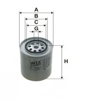 WF8162 Фильтр топл. BMW PP854/1/WF8162 (пр-во WIX-Filtron) WIX FILTERS підбір по vin на Brocar