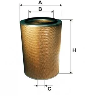 93078E Фильтр воздушный AM424/1/93078E (пр-во WIX-Filtron) WIX FILTERS підбір по vin на Brocar