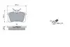 0986461769 Колодки гальмівні (задні) Citroen Berlingo/Peugeot Partner 1.6/2.0HDI 02-/VW Caddy 03- BOSCH підбір по vin на Brocar