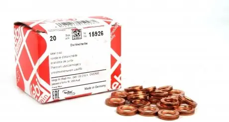 15926 Кільце ущільнювача форсунки FORD/VW (вир-во FEBI) FEBI BILSTEIN підбір по vin на Brocar