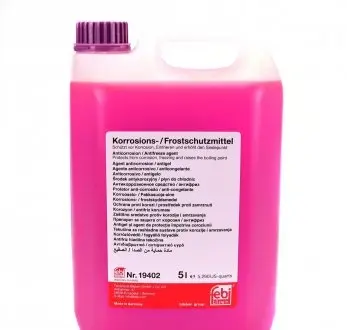 19402 Антифриз (фиолетовый) G12 Plus (5L) (MB325.3) FEBI BILSTEIN подбор по vin на Brocar
