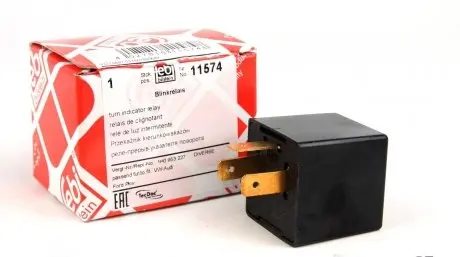 11574 Реле поворотів (12V) VW Caddy/Golf/Passat/Polo -01 FEBI BILSTEIN підбір по vin на Brocar