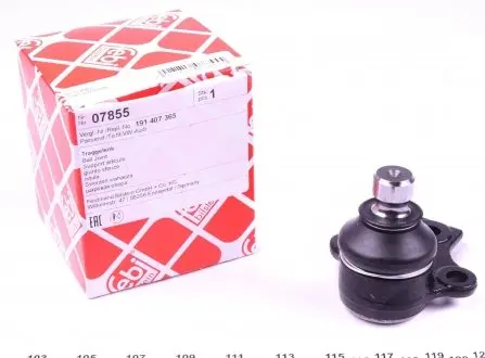 07855 Опора шаровая VW GOLF, JETTA II (-91) (пр-во Febi) FEBI BILSTEIN подбор по vin на Brocar