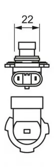 1987302026 Автолампа HIR2 12V 55W PX22d Pure Light BOSCH підбір по vin на Brocar