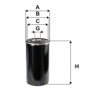 51429E Фильтр масляный 51429E/OP592/1 (пр-во WIX-Filtron) WIX FILTERS підбір по vin на Brocar