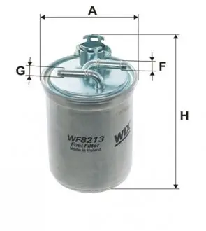 WF8213 Фільтр паливний WIX FILTERS підбір по vin на Brocar