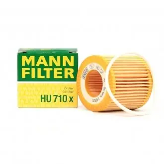 HU710X Фільтр масляний VW Fox/Polo/Seat Ibiza/Skoda Fabia/Rapid 1.2i 02- MANN підбір по vin на Brocar