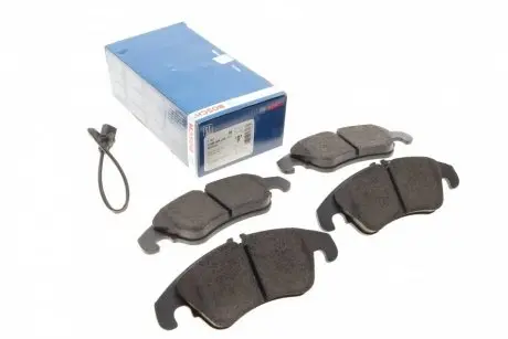 0986494259 Колодки тормозные (передние) Audi A4 07-18/A5 07- (+датчик) BOSCH подбор по vin на Brocar