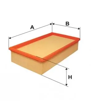 WA6751 Фільтр повітряний WIX FILTERS підбір по vin на Brocar