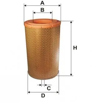 42411E Фільтр повітря WIX FILTERS підбір по vin на Brocar