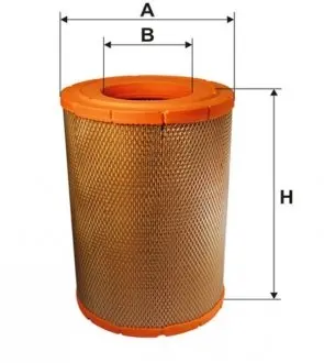 93308E Фильтр воздушный 93308E/471/3 (пр-во WIX-Filtron) WIX FILTERS підбір по vin на Brocar