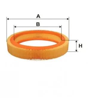 WA6388 Фильтр воздушный WA6388/AR206 (пр-во WIX-Filtron) WIX FILTERS подбор по vin на Brocar