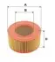 WA6446 Фільтр повітряний (вир-во WIX-Filtron) WA6446/AR266 WIX FILTERS підбір по vin на Brocar
