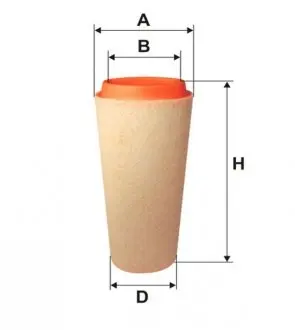 WA6573 Фільтр повітряний WIX FILTERS підбір по vin на Brocar