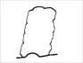Прокладка кришки клапанів Toyota Corolla/RAV 4 2.0 D 01-05 458.780