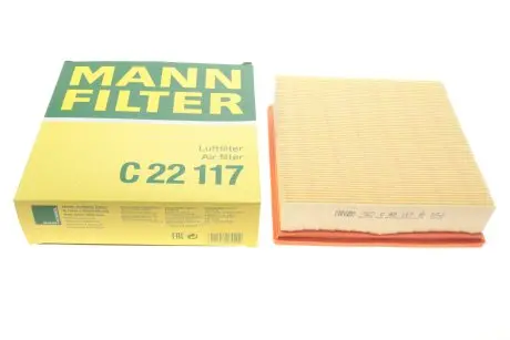 C22117 Фильтр воздушный VW T2 -92/ Audi 100 -90/Lada 2110-2112/Kalina 04- MANN подбор по vin на Brocar