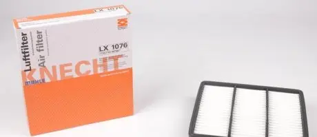 LX1076 Фільтр повітряний Mitsubishi Colt V/Galant VI/Lancer/Outlander 1.3-2.4TDI 95- MAHLE / KNECHT підбір по vin на Brocar