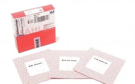 03031N0 Кільця поршневі VW T5 2.0i 03-15 (82.51mm/STD) (1.2-1.5-2) MAHLE / KNECHT підбір по vin на Brocar