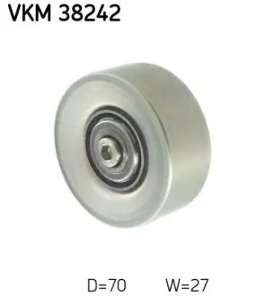 VKM38242 Натяжной ролик, поликлинового ремня (Пр-во SKF) SKF підбір по vin на Brocar