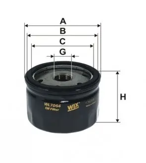 WL7064 Фільтр масляний WIX FILTERS підбір по vin на Brocar