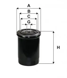 WL7065 Фильтр масляный WL7065/OP519 (пр-во WIX-Filtron) WIX FILTERS підбір по vin на Brocar