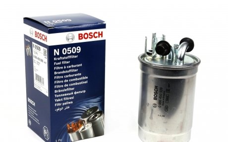 0986450509 Фильтр топливный VW Passat/Audi A4/A6 2.5TDI 97-06 BOSCH подбор по vin на Brocar