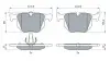 0986424766 Колодки тормозные (задние) BMW X5 (E70) 06-13/(F15/F85) 13-18/X6 (E71/E72) 08-14/(F16/F86) 14-19 BOSCH підбір по vin на Brocar