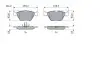 0986424767 Колодка торм. диск. BMW X3 передн. (пр-во Bosch) BOSCH підбір по vin на Brocar