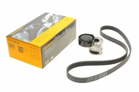 6PK1200K1 Комплект ремня генератора Renault Clio/Kangoo/Megane/Scenic 1.5dCi 01- (6PK1200) CONTITECH підбір по vin на Brocar