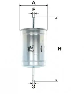 WF8174 Фільтр палива WIX FILTERS підбір по vin на Brocar