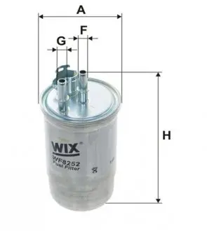 WF8252 Фільтр паливний WIX FILTERS підбір по vin на Brocar