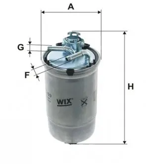 WF8269 Фільтр топл. (вир-во WIX-Filtron) WF8269/PP839/5 WIX FILTERS підбір по vin на Brocar