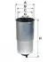 WF8327 Фильтр топл. WF8327/PP968/2 (пр-во WIX-Filtron) WIX FILTERS підбір по vin на Brocar