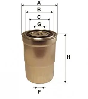 WF8341 Фільтр топл. (вир-во Wix-Filtron) PP856/1/WF8341 WIX FILTERS підбір по vin на Brocar