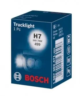 1987302471 Автолампа H7 24V 70W PX26d TruckLight BOSCH подбор по vin на Brocar