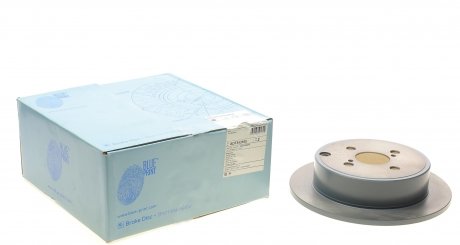 ADT343165 Диск тормозной (задний) Toyota Corolla 02-13 (258x9) (с покрытием) BLUE PRINT подбор по vin на Brocar