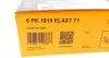 6PK1019ELASTT1 Ремень генератора Ford Fiesta/Focus 1.4/1.6i 16V 01-12 (6PK1019 ELAST+5PK690 ELAST) CONTITECH підбір по vin на Brocar