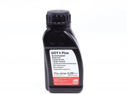 26748 Жидкость тормозная DOT4 Plus (0.25L) FEBI BILSTEIN подбор по vin на Brocar