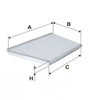 WP9102 Фільтр салону (вир-во WIX-Filtron) K1106/WP9102 WIX FILTERS підбір по vin на Brocar