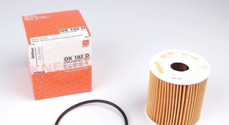 OX192D Фильтр масляный Nissan Primera/Almera 2.2 Di 00- MAHLE / KNECHT подбор по vin на Brocar