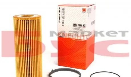 OX381D Фильтр масляный VW Touareg 3.0TSI 10- MAHLE / KNECHT подбор по vin на Brocar