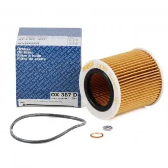 OX387D Фільтр масляний BMW (E90/E91) MAHLE / KNECHT підбір по vin на Brocar