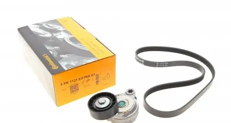 5PK1121EXTRAK1 Комплект ремня генератора Volvo S40/S60/S80/V40/V60/V70/XC60/XC70 1.9/2.0/2.4D 00- CONTITECH підбір по vin на Brocar
