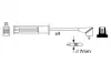 0986357256 Провода зажигания Dacia Dokker/Renault Megane 1.4/1.6 96- (к-кт) BOSCH підбір по vin на Brocar