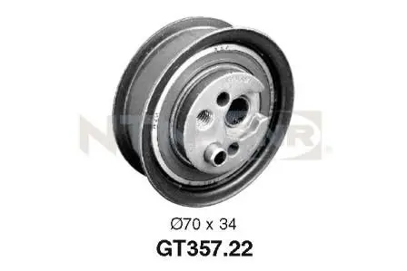 GT35722 Ролик ГРМ Audi A4/A6/80/VW Passat 1.6/2.0 91-98 (натяжний) (70x34) SNR NTN підбір по vin на Brocar