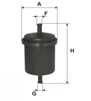 WF8032 Фильтр топл. WF8032/PP830 (пр-во WIX-Filtron) WIX FILTERS підбір по vin на Brocar