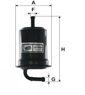WF8085 Фільтр топл. (вир-во WIX-Filtron) WF8085/PP887 WIX FILTERS підбір по vin на Brocar