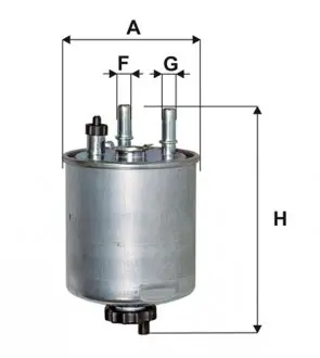 WF8403 Фильтр топл. PP988/WF8403 (пр-во WIX-Filtron) WIX FILTERS підбір по vin на Brocar